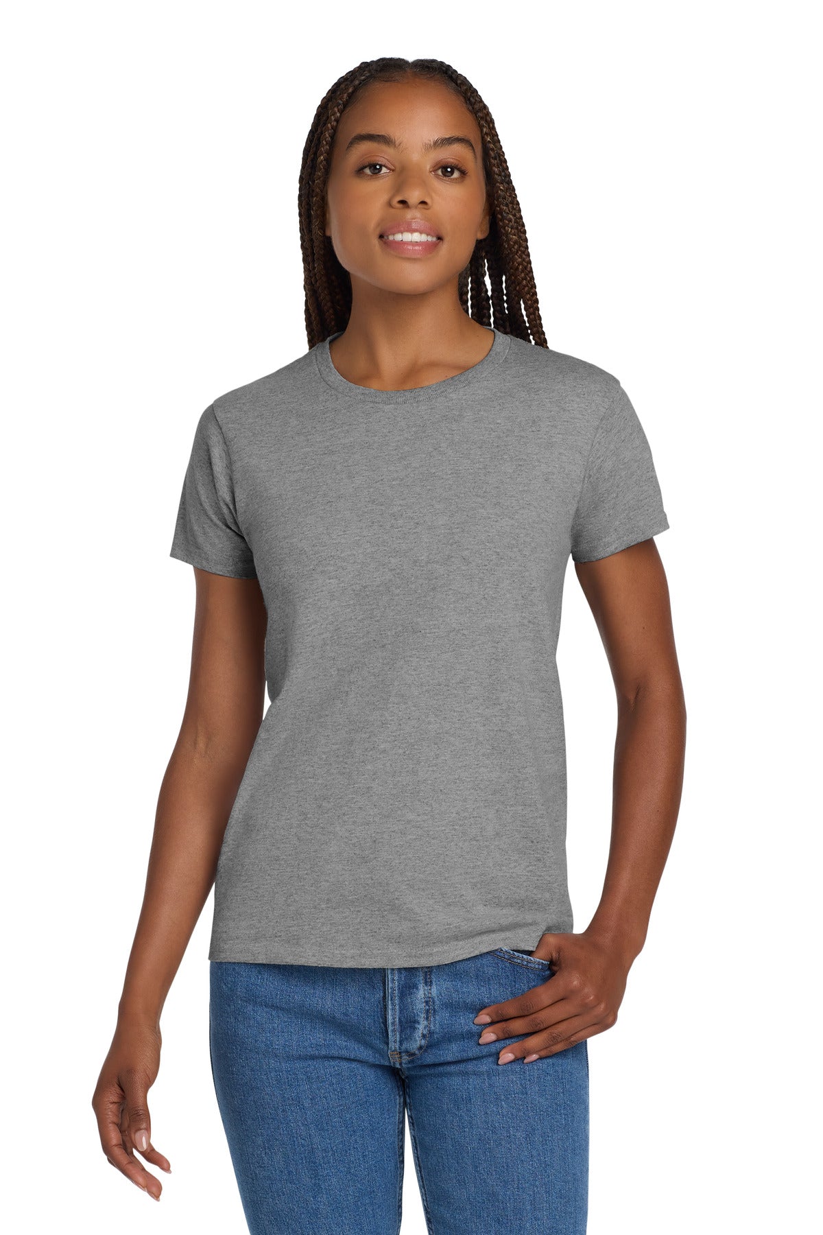 Gildan® Women's Ultra Cotton® 100% US Cotton T-Shirt. 2000L