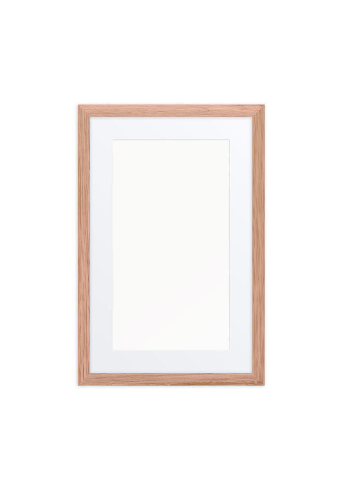 Matte Paper Framed Poster With Mat (in)