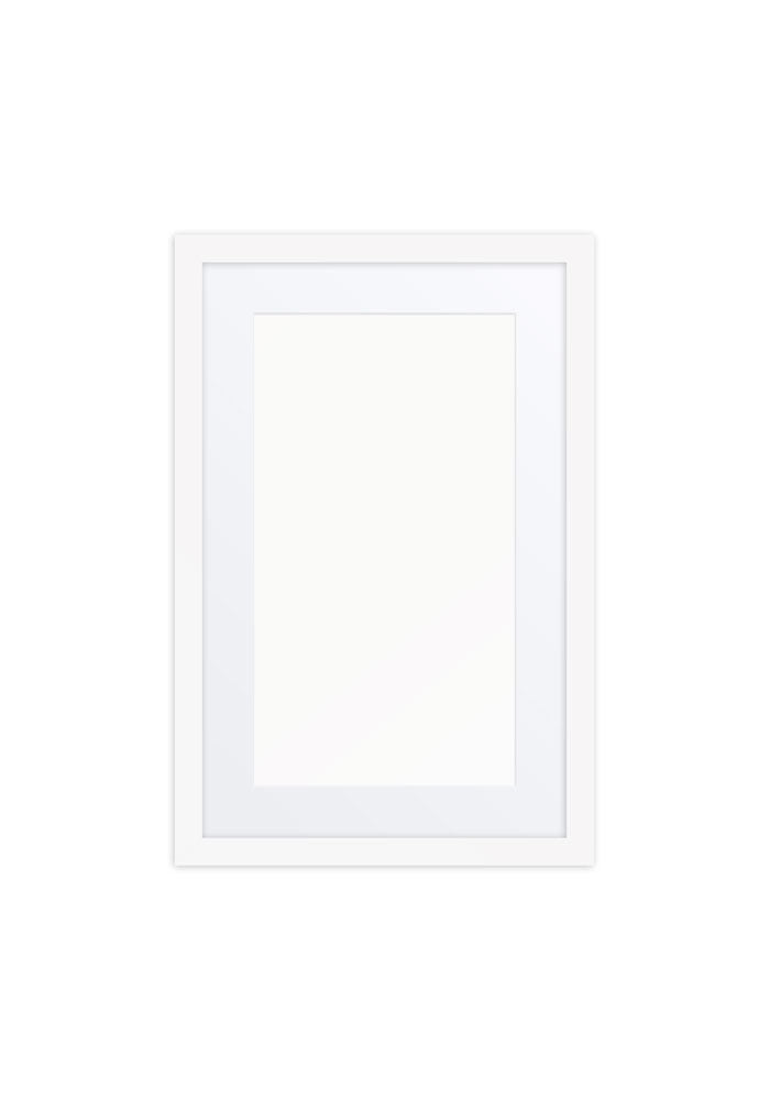 Matte Paper Framed Poster With Mat (in)