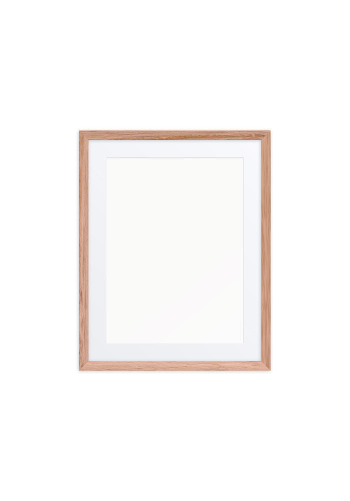 Matte Paper Framed Poster With Mat (in)