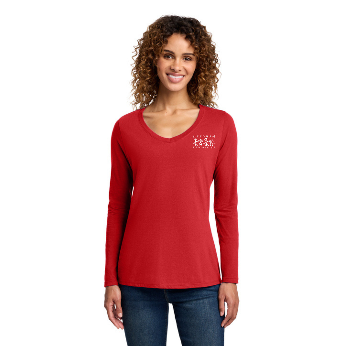 Women's Long Sleeve V-Neck Tee