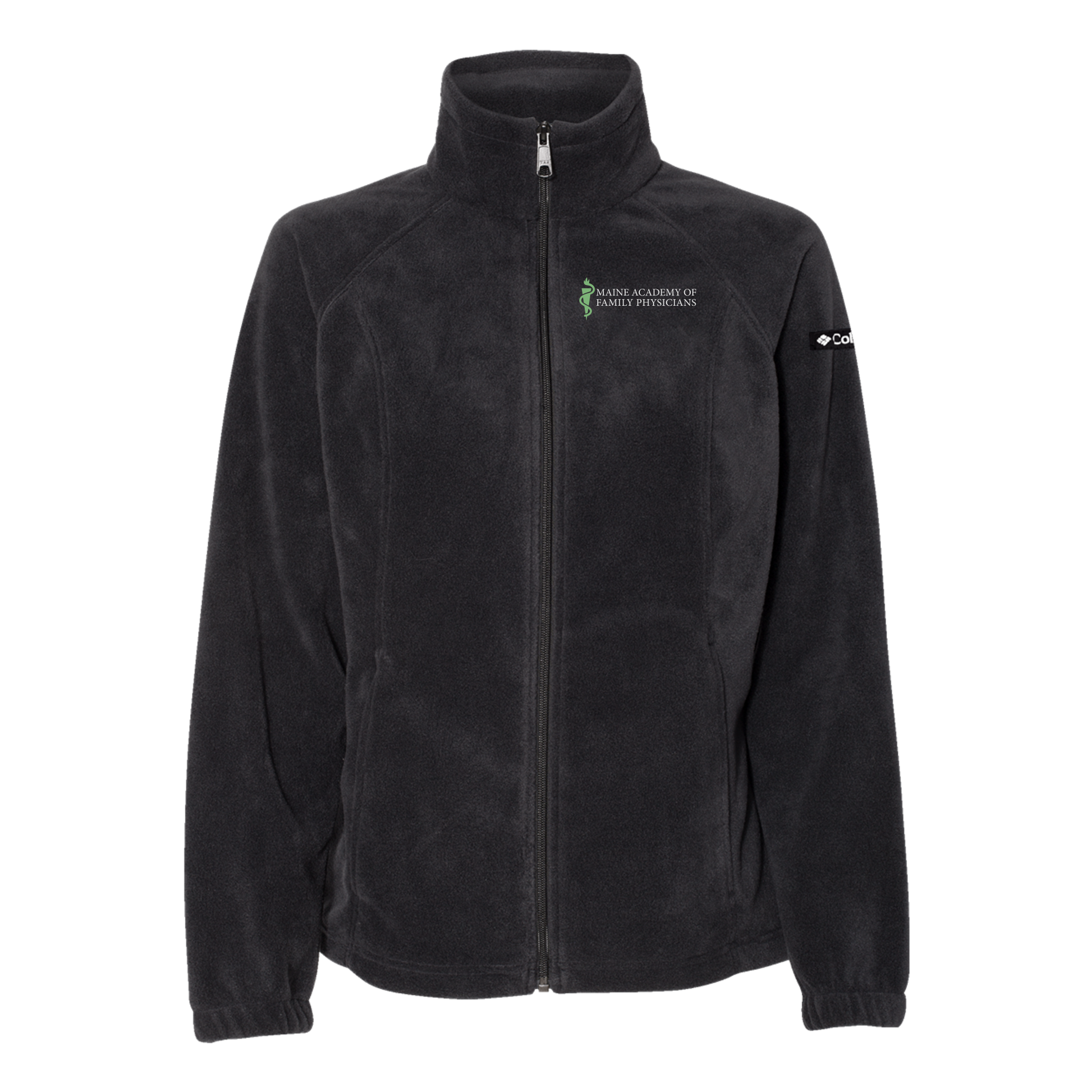 maineafp-columbia-womens-fleece-jacket-embroidery-leftchest-212470-black-flat-front