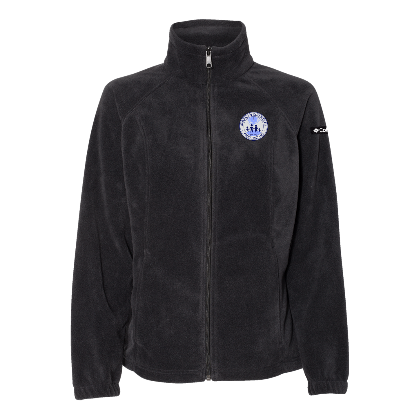 acpeds-columbia-womens-fleece-jacket-embroidery-leftchest-212470-black-flat-front