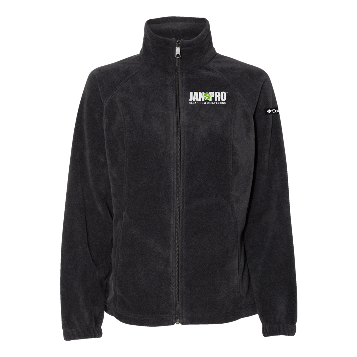 jan-pro-columbia-womens-fleece-jacket-embroidery-leftchest-212470-black-flat-front
