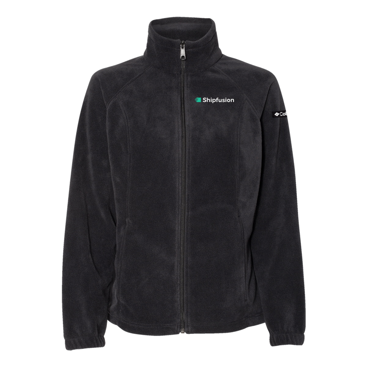 shipfusion-columbia-womens-fleece-jacket-embroidery-leftchest-212470-black-flat-front