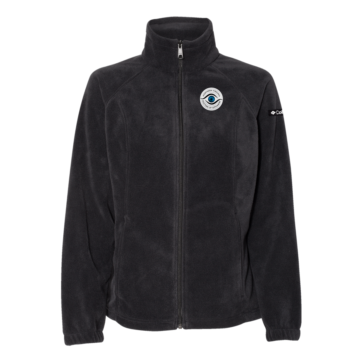 novaeyedocs-columbia-womens-fleece-jacket-embroidery-leftchest-212470-black-flat-front