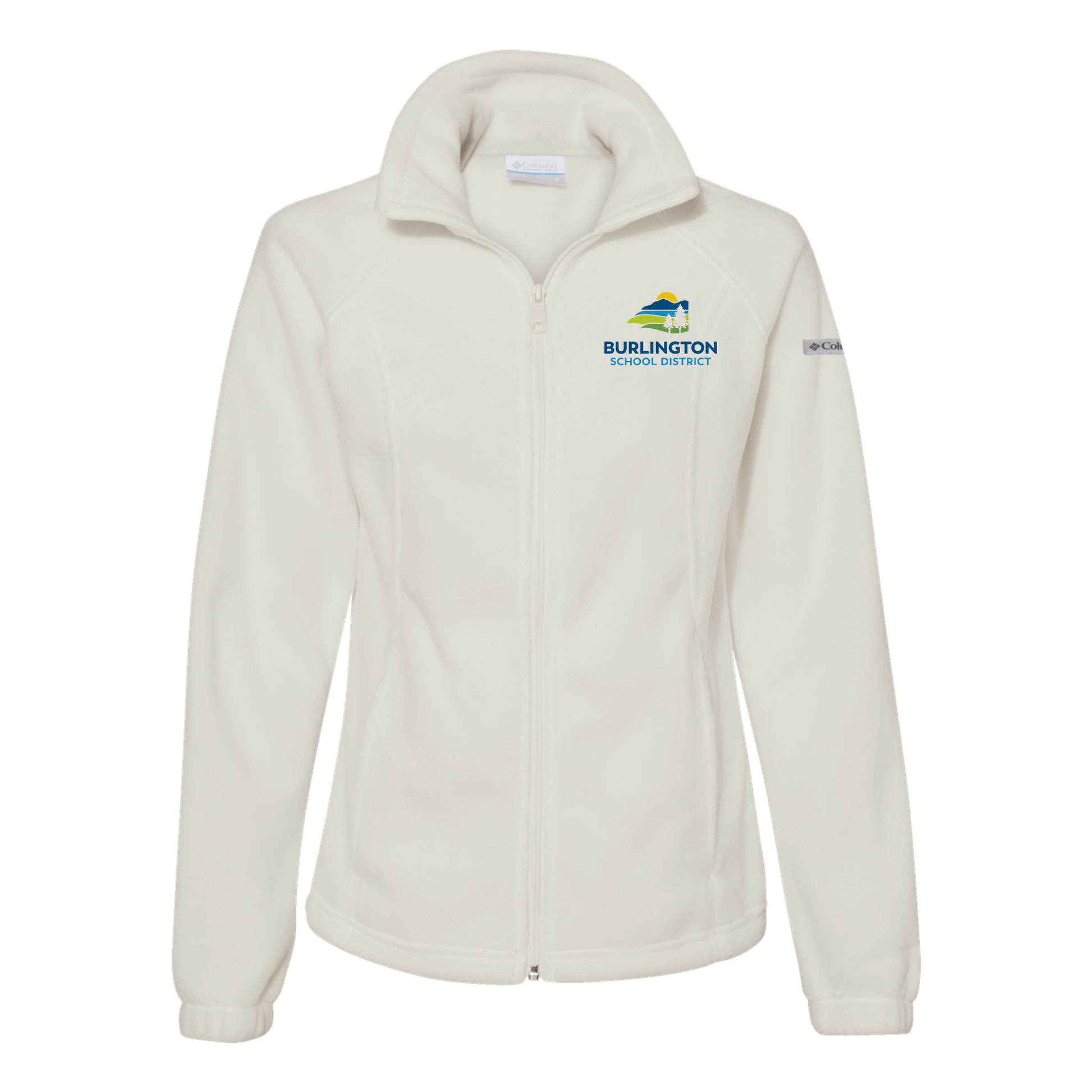 bsdvt-columbia-womens-fleece-jacket-embroidery-leftchest-212470-chalk-flat-front