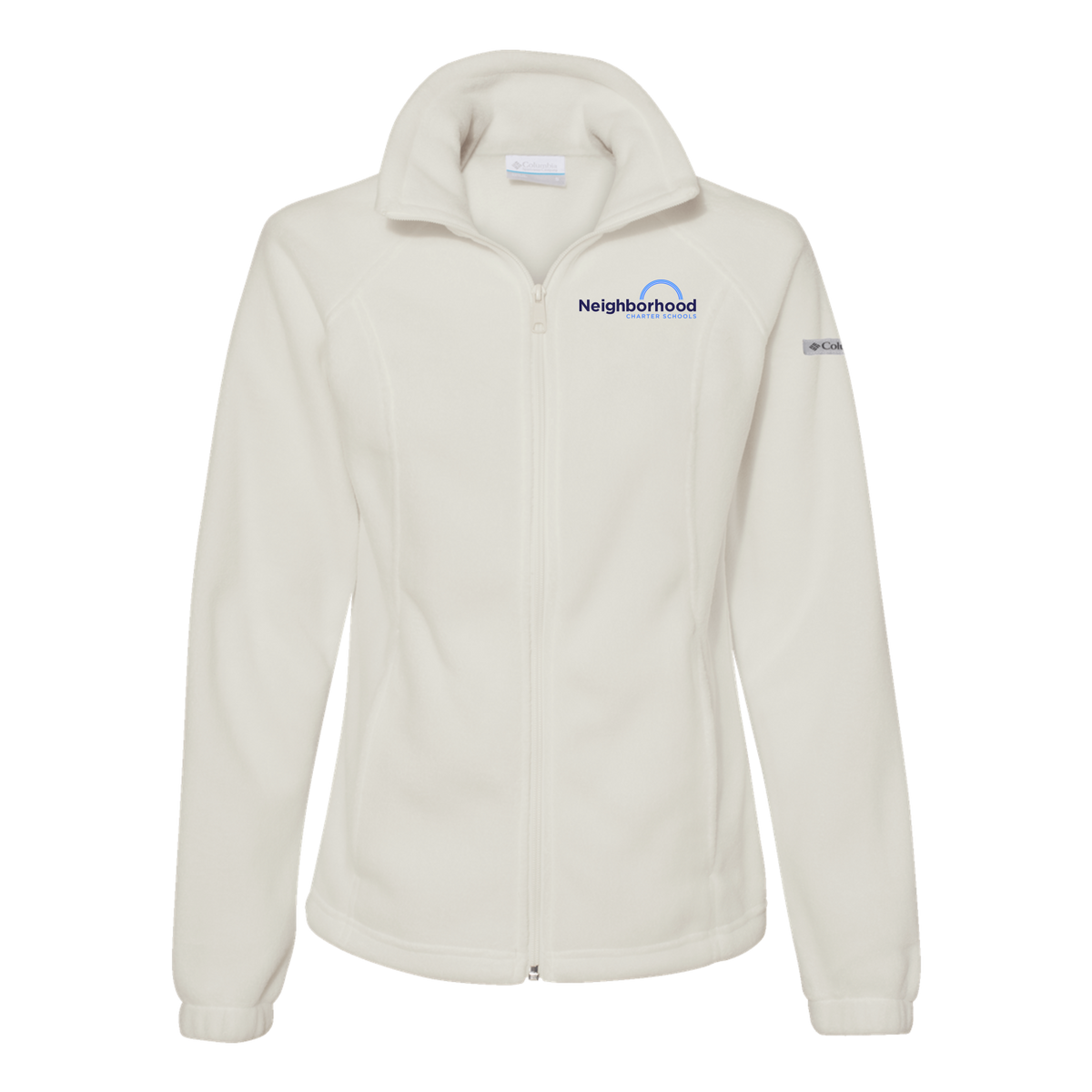 ncschools-columbia-womens-fleece-jacket-embroidery-leftchest-212470-chalk-flat-front