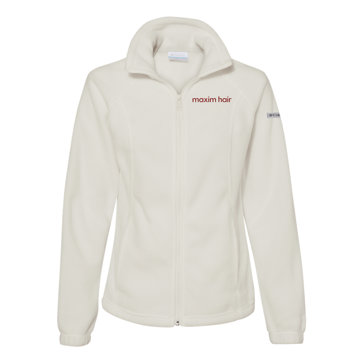 maximhairrestoration-columbia-womens-fleece-jacket-embroidery-leftchest-212470-chalk-flat-front