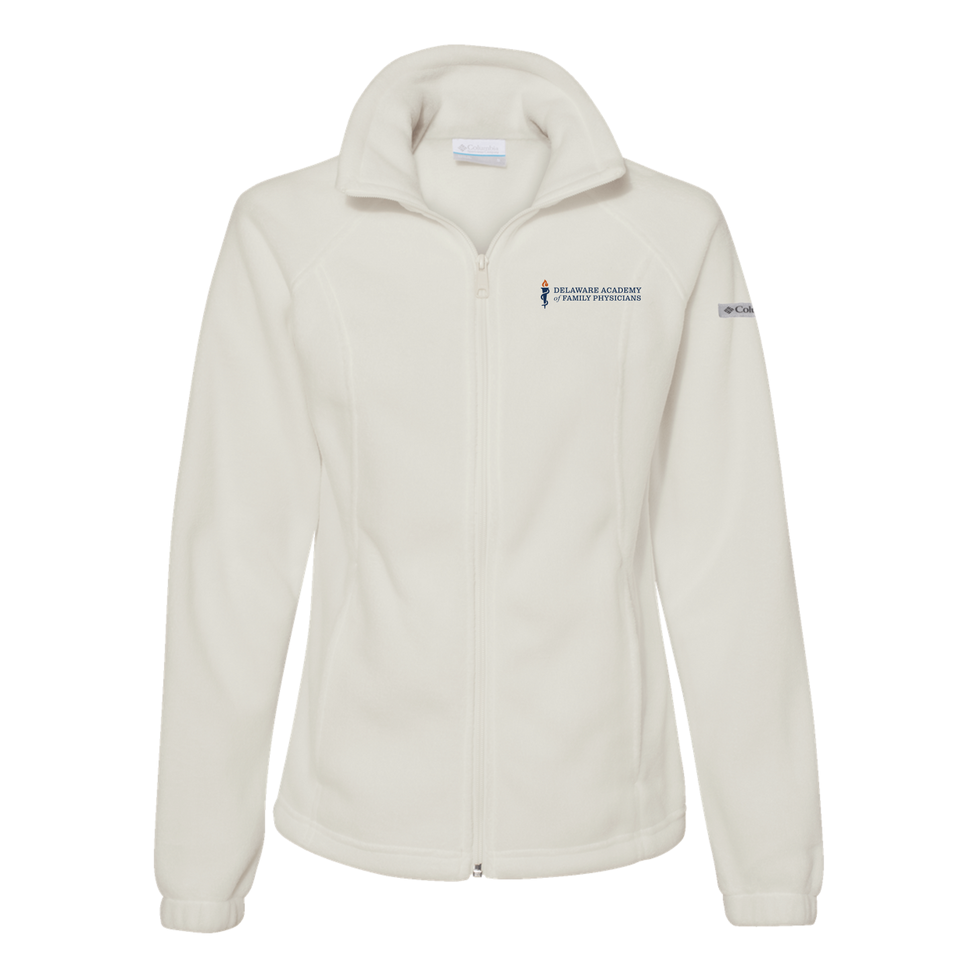 delfamdoc-columbia-womens-fleece-jacket-embroidery-leftchest-212470-chalk-flat-front