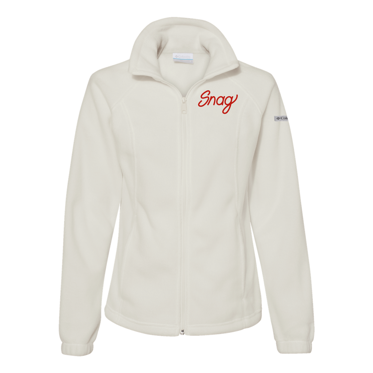 snagdelivery-columbia-womens-fleece-jacket-embroidery-leftchest-212470-chalk-flat-front