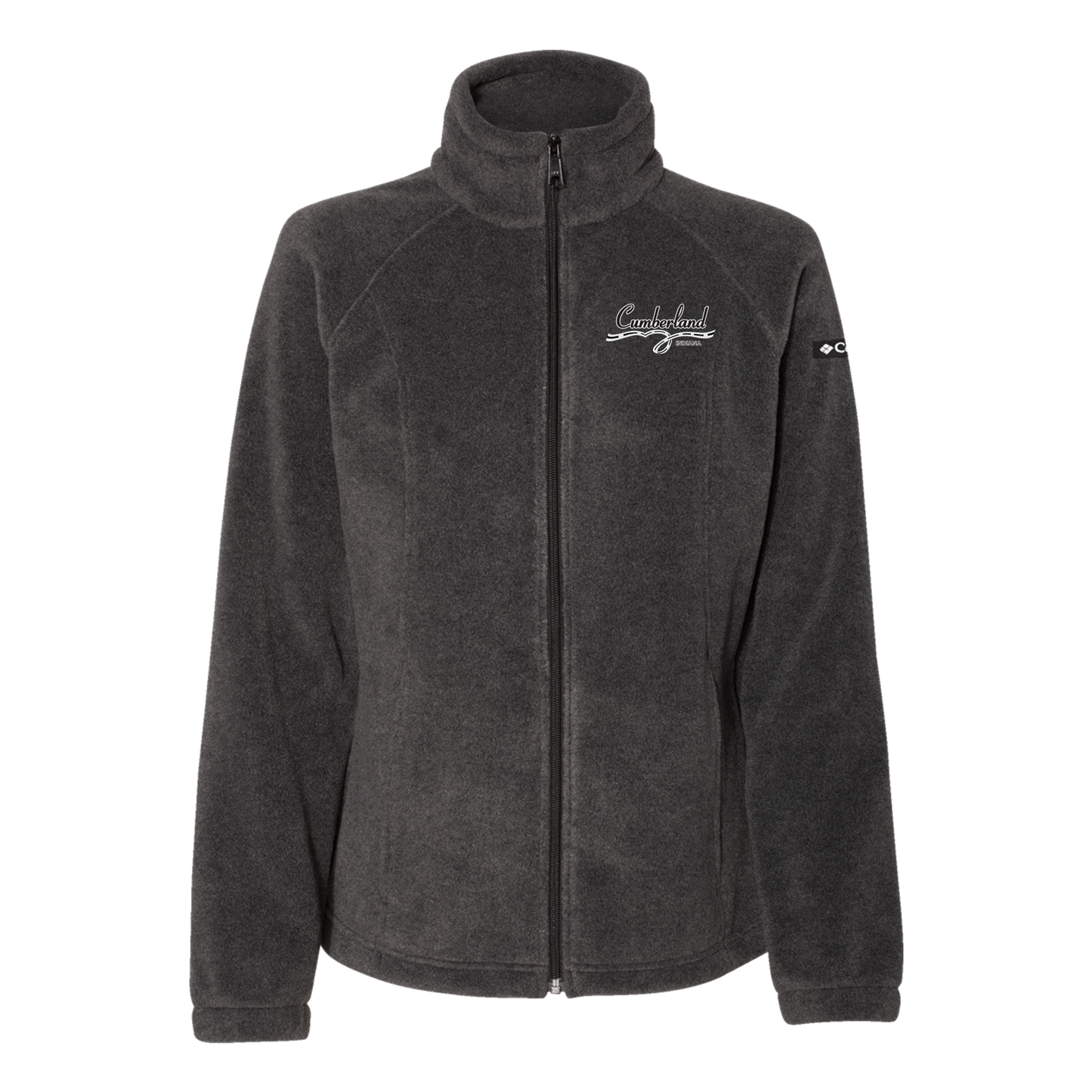 cumberland-columbia-womens-fleece-jacket-embroidery-leftchest-212470-charcoalheather-flat-front