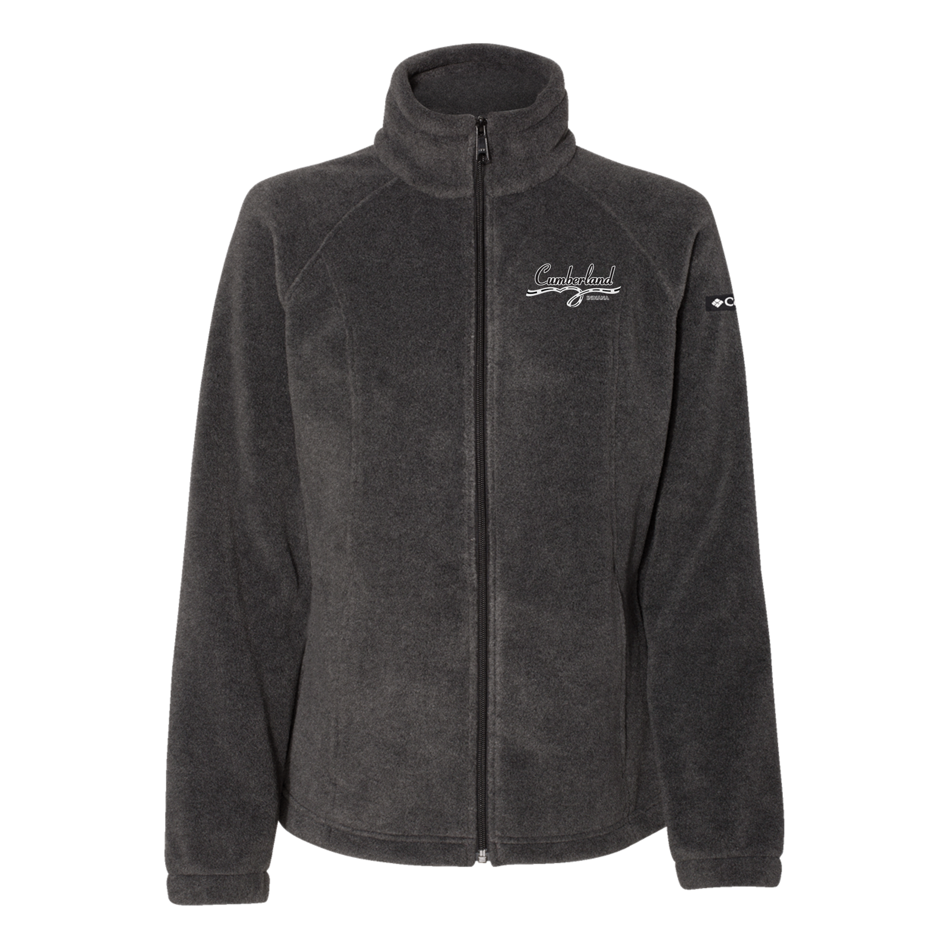 cumberland-columbia-womens-fleece-jacket-embroidery-leftchest-212470-charcoalheather-flat-front