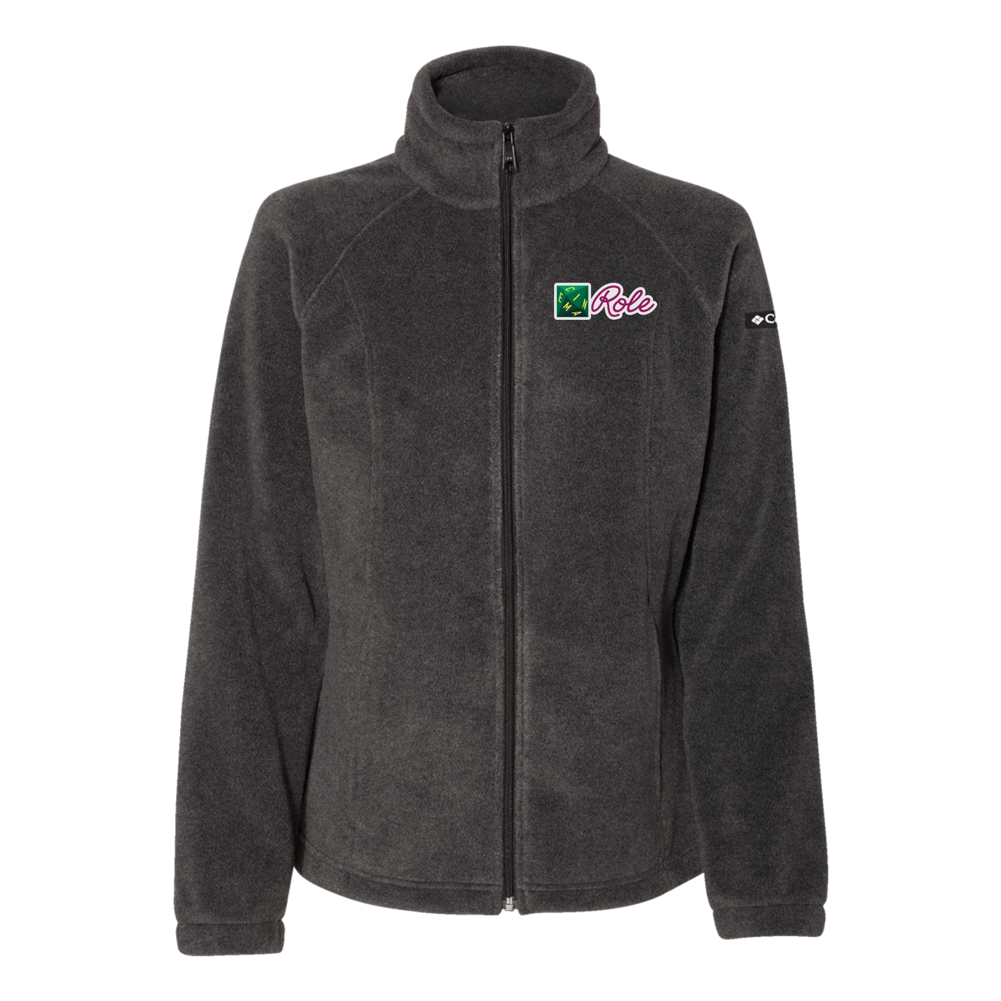 cinemarole-columbia-womens-fleece-jacket-embroidery-leftchest-212470-charcoalheather-flat-front