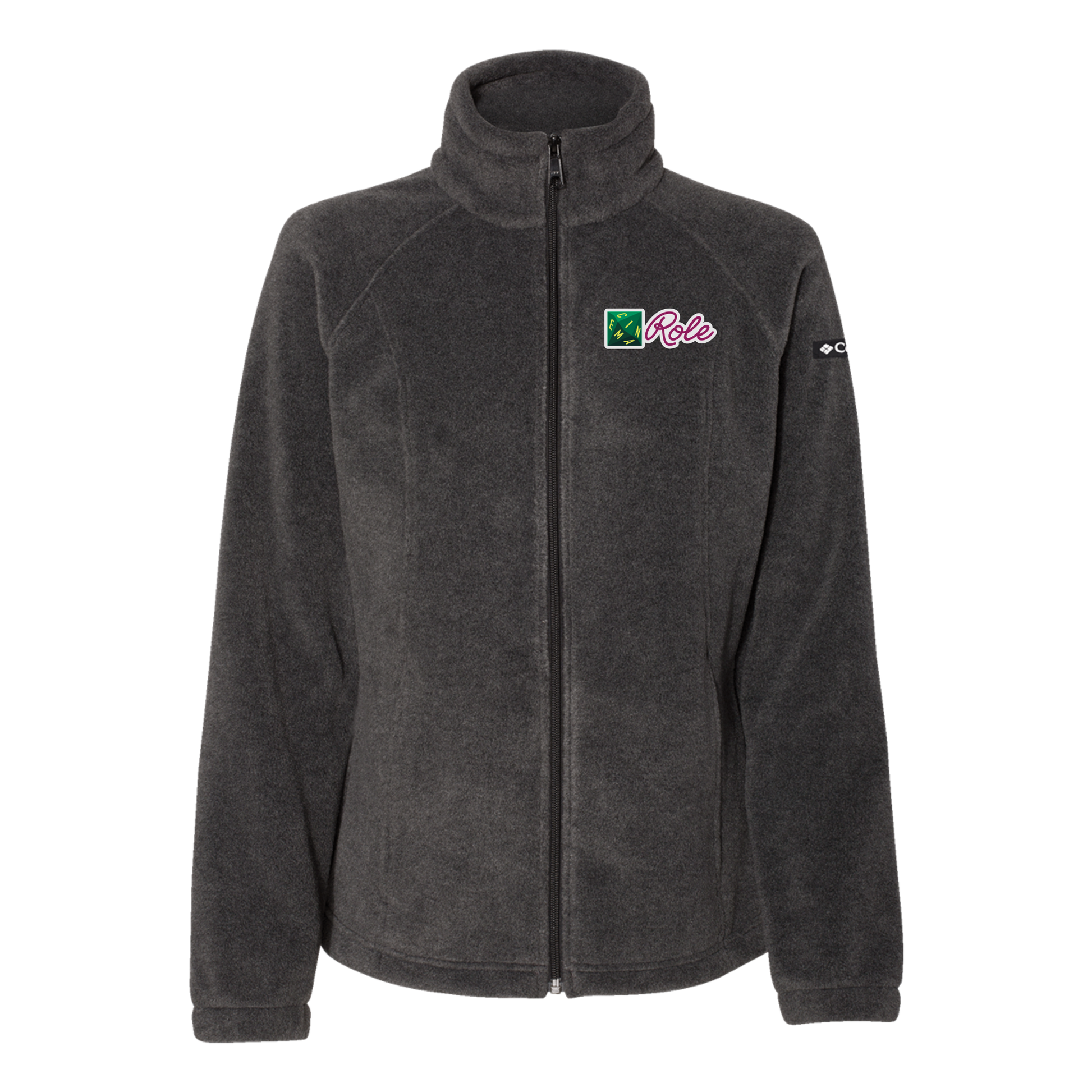 cinemarole-columbia-womens-fleece-jacket-embroidery-leftchest-212470-charcoalheather-flat-front
