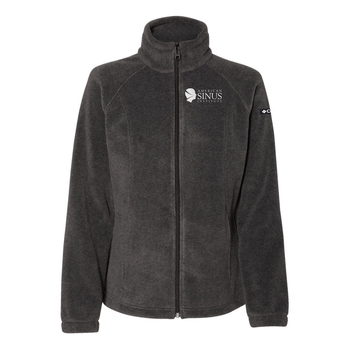 americansinus-columbia-womens-fleece-jacket-embroidery-leftchest-212470-charcoalheather-flat-front