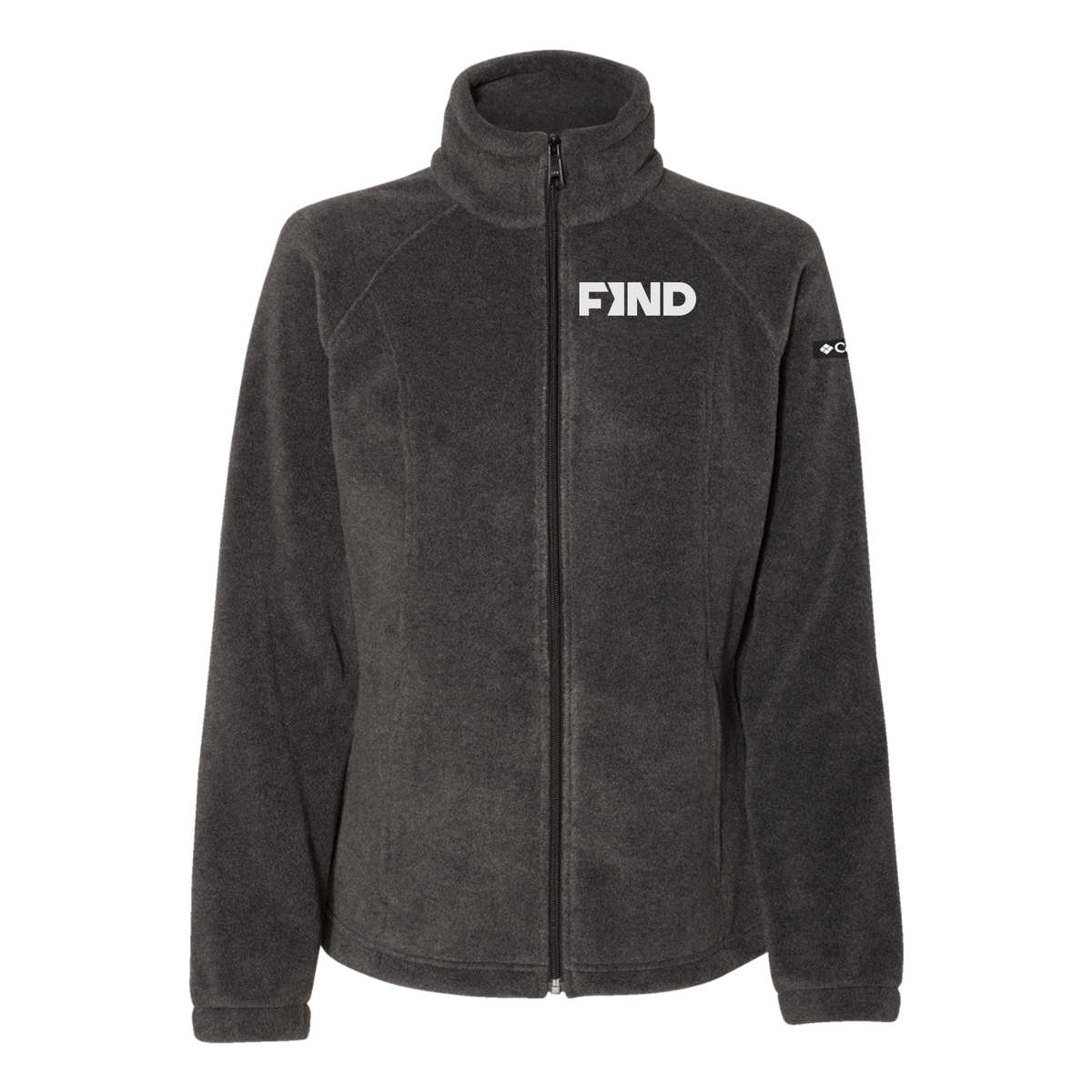 findrealestate-columbia-womens-fleece-jacket-embroidery-leftchest-212470-charcoalheather-flat-front