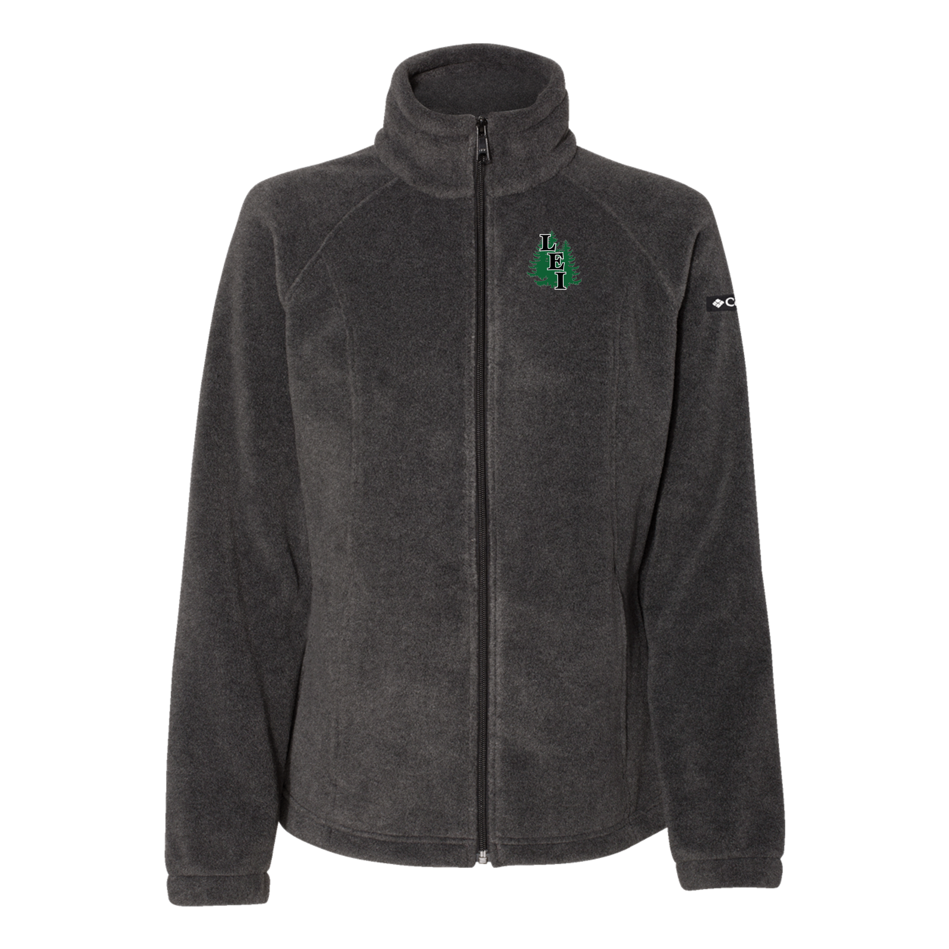 leisite-columbia-womens-fleece-jacket-embroidery-leftchest-212470-charcoalheather-flat-front
