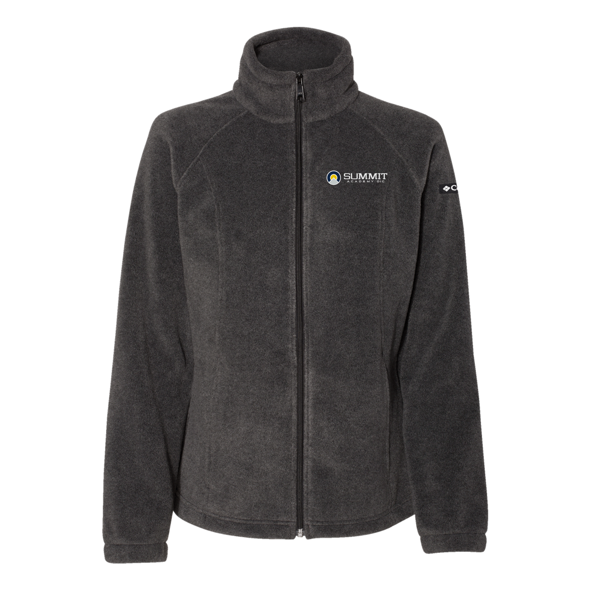 saoic-columbia-womens-fleece-jacket-embroidery-leftchest-212470-charcoalheather-flat-front