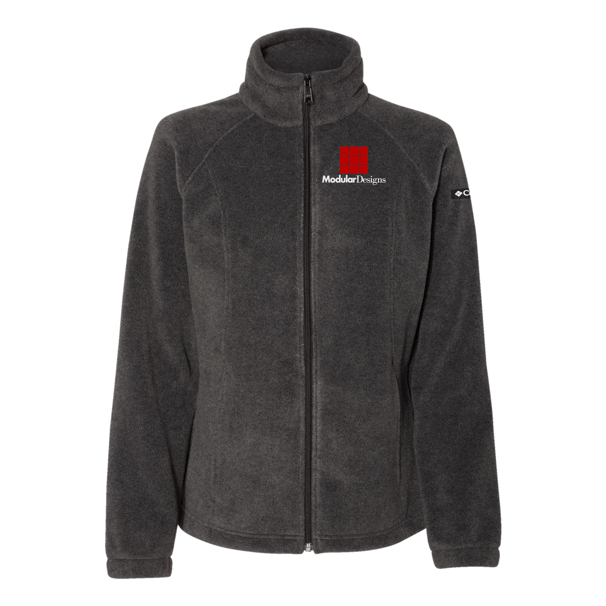 modulardesignsflooring-columbia-womens-fleece-jacket-embroidery-leftchest-212470-charcoalheather-flat-front