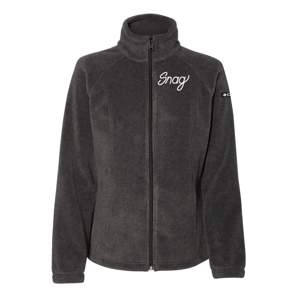 snagdelivery-columbia-womens-fleece-jacket-embroidery-leftchest-212470-charcoalheather-flat-front