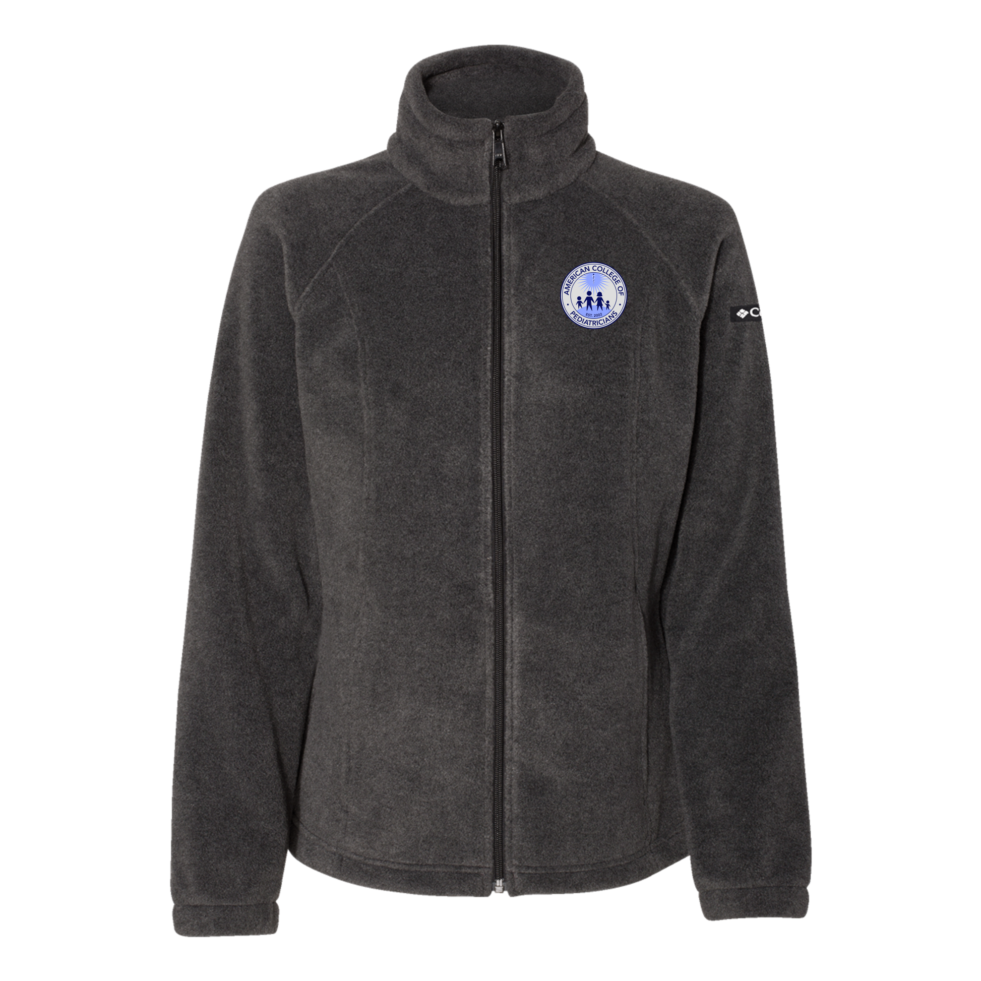 acpeds-columbia-womens-fleece-jacket-embroidery-leftchest-212470-charcoalheather-flat-front