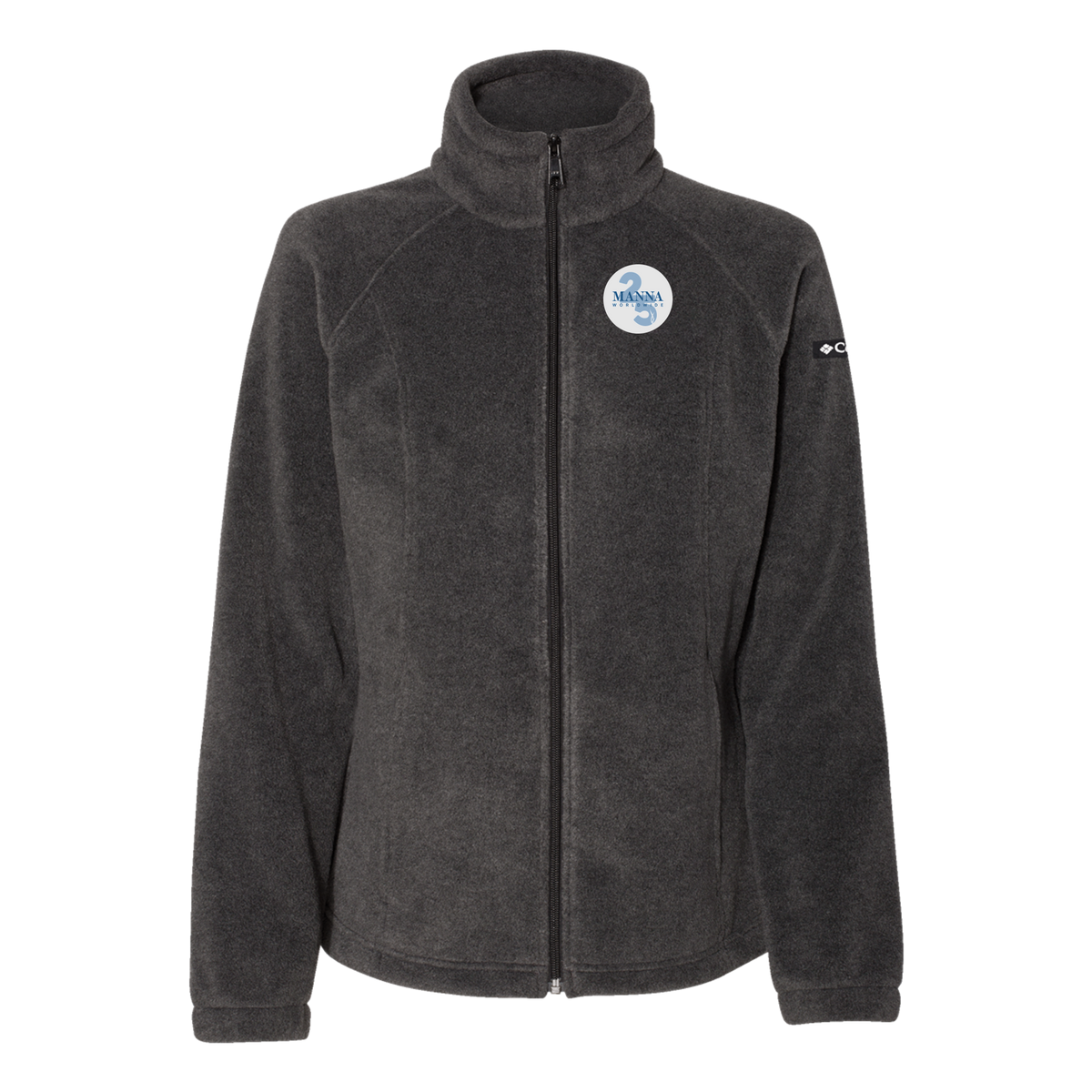 mannaworldwide-columbia-womens-fleece-jacket-embroidery-leftchest-212470-charcoalheather-flat-front