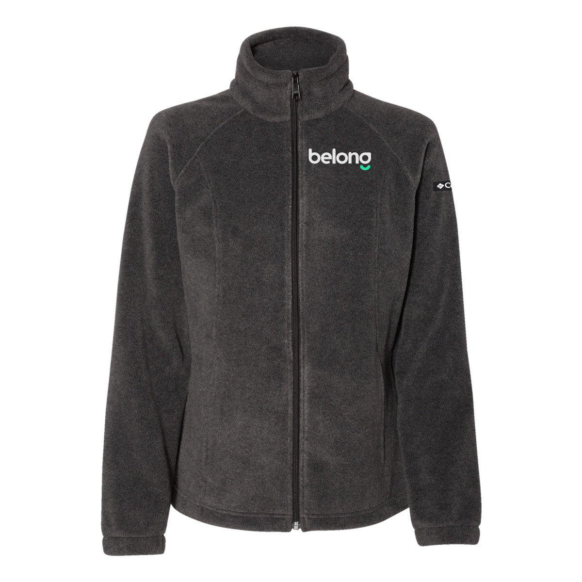 belonghome-columbia-womens-fleece-jacket-embroidery-leftchest-212470-charcoalheather-flat-front