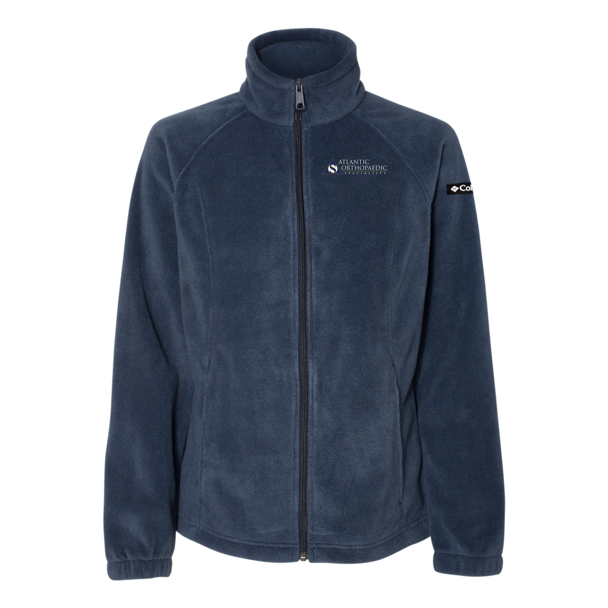 atlanticortho-columbia-womens-fleece-jacket-embroidery-leftchest-212470-collegiatenavy-flat-front