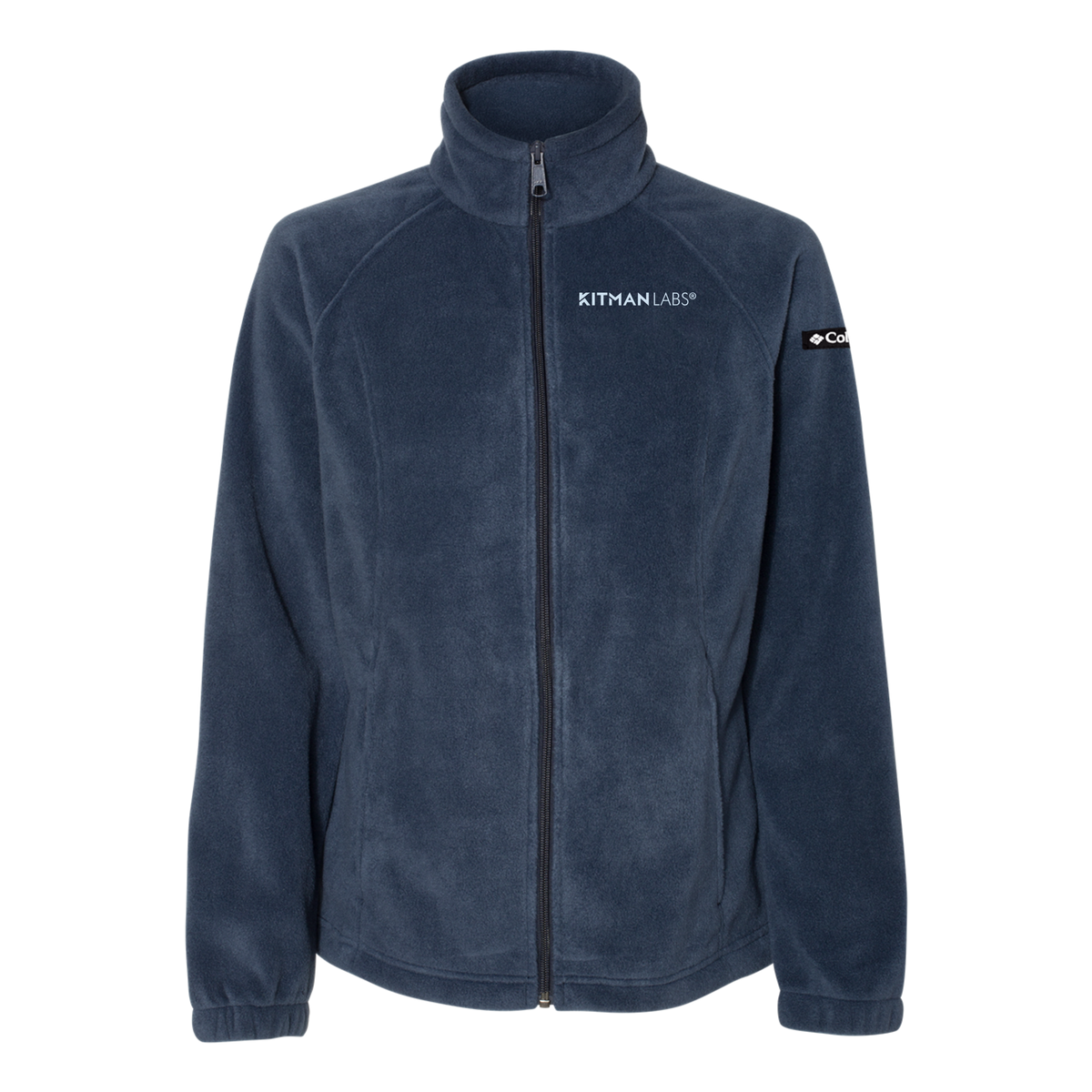 kitmanlabs-columbia-womens-fleece-jacket-embroidery-leftchest-212470-collegiatenavy-flat-front