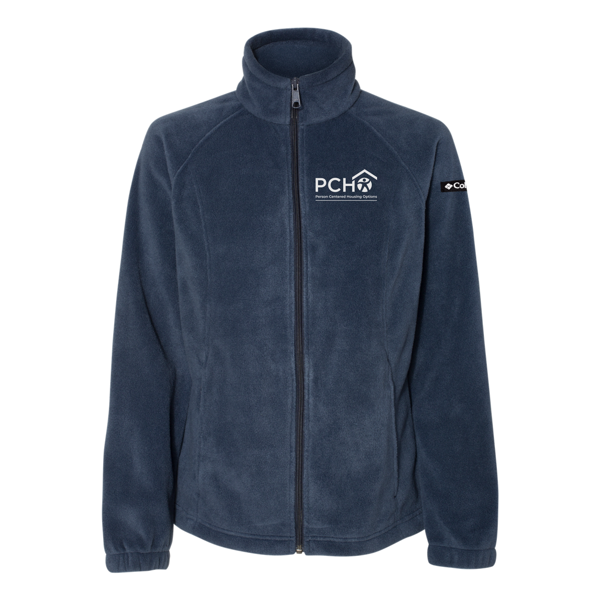 pcho-womens-columbia-fleece-jacket-embroidery-leftchest-212470-collegiatenavy-flat-front