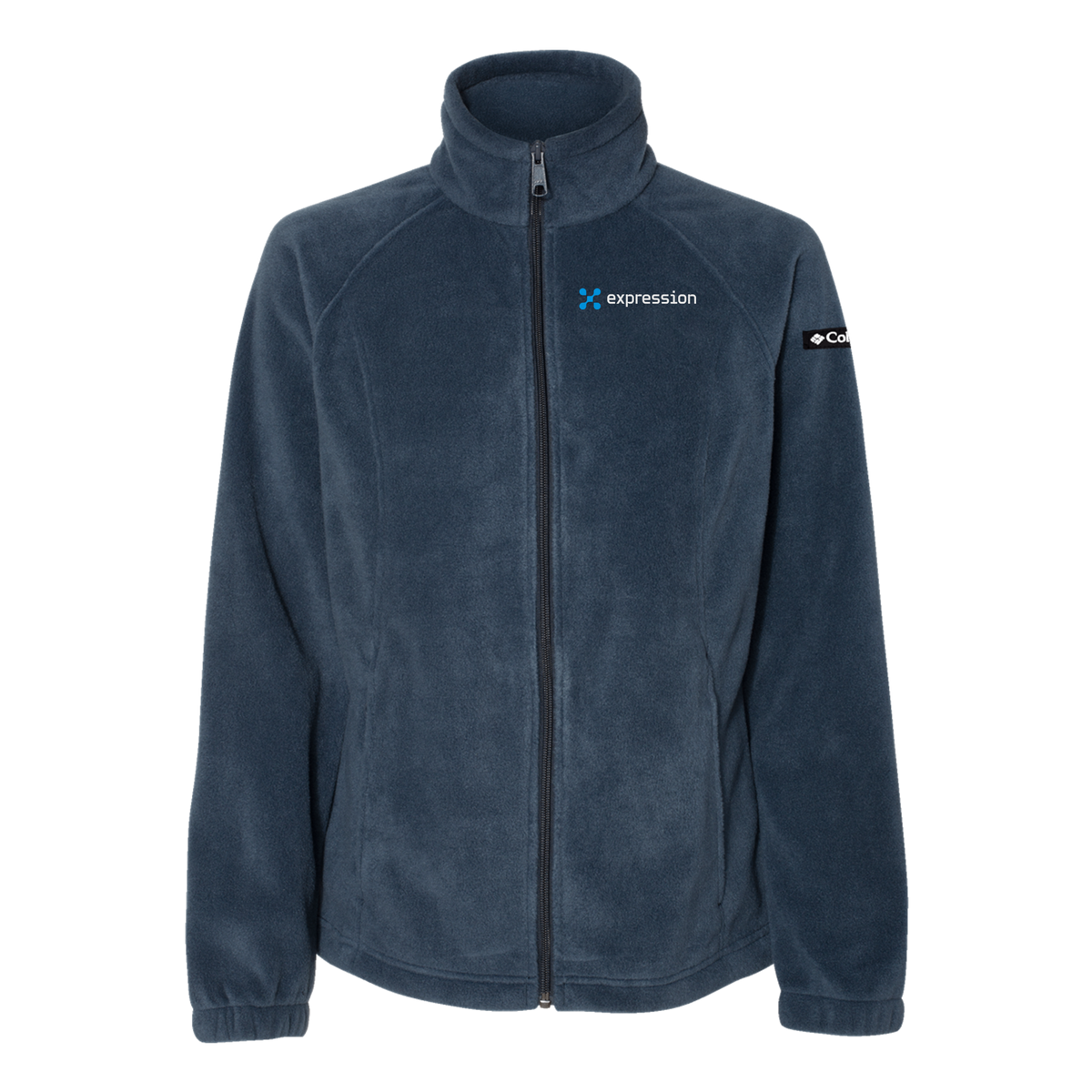 expr-columbia-womens-fleece-jacket-embroidery-leftchest-212470-columbianavy-flat-front