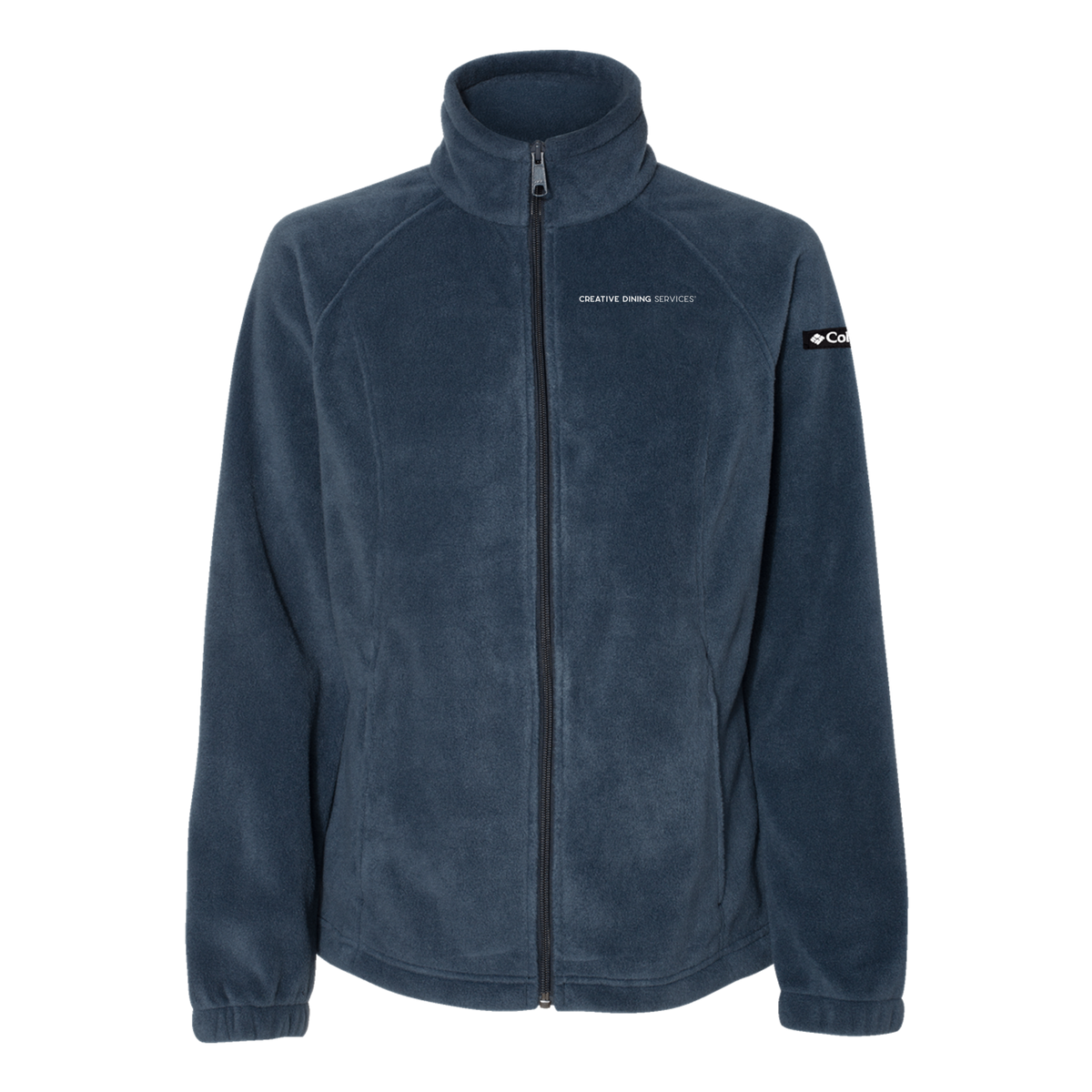 creativedining-columbia-womens-fleece-jacket-embroidery-leftchest-212470-columbianavy-flat-front