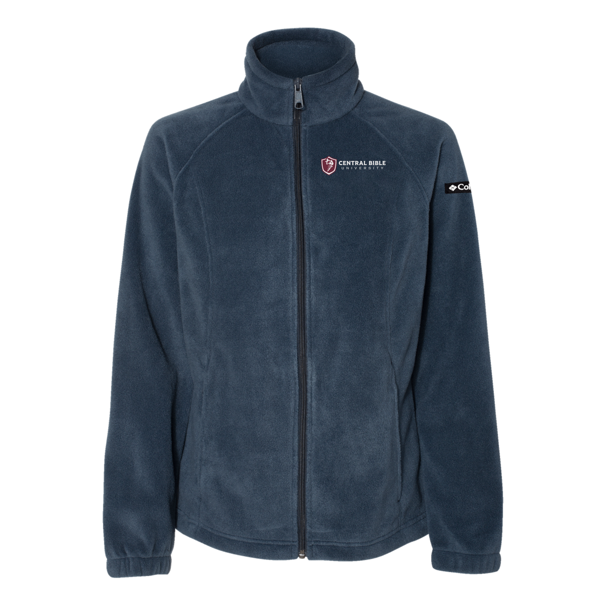 centralbible-columbia-womens-fleece-jacket-embroidery-leftchest-212470-columbianavy-flat-front