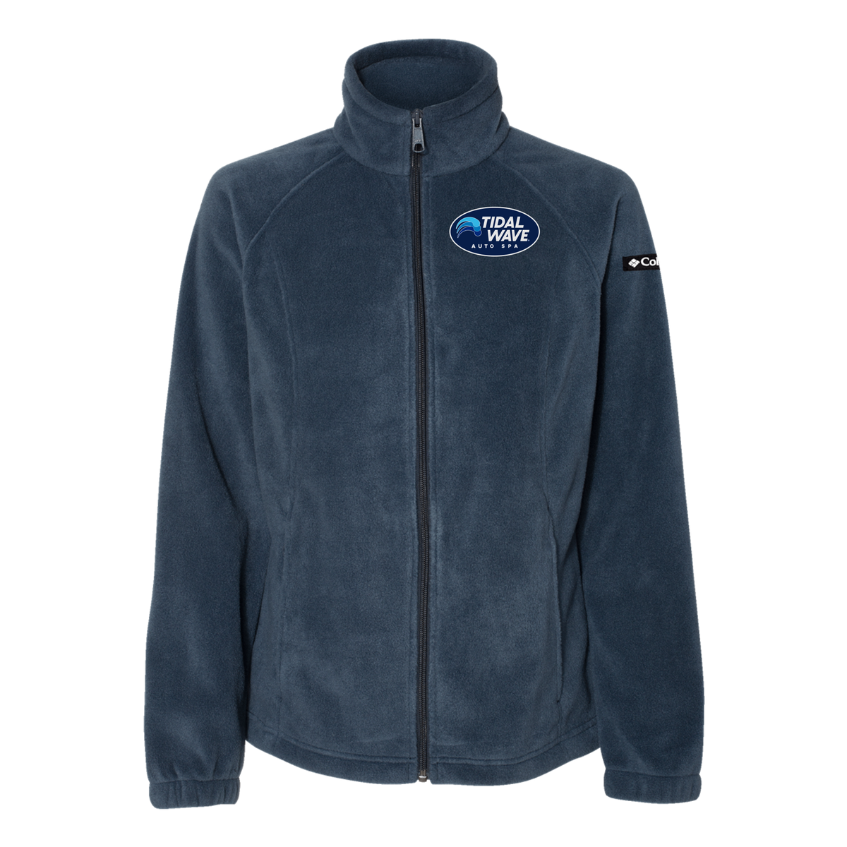 tidalwaveautospa-columbia-womens-fleece-jacket-embroidery-leftchest-212470-columbianavy-flat-front