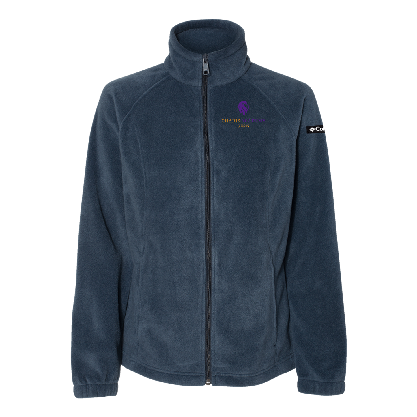 cahazleton-columbia-womens-fleece-jacket-embroidery-leftchest-212470-columbianavy-flat-front