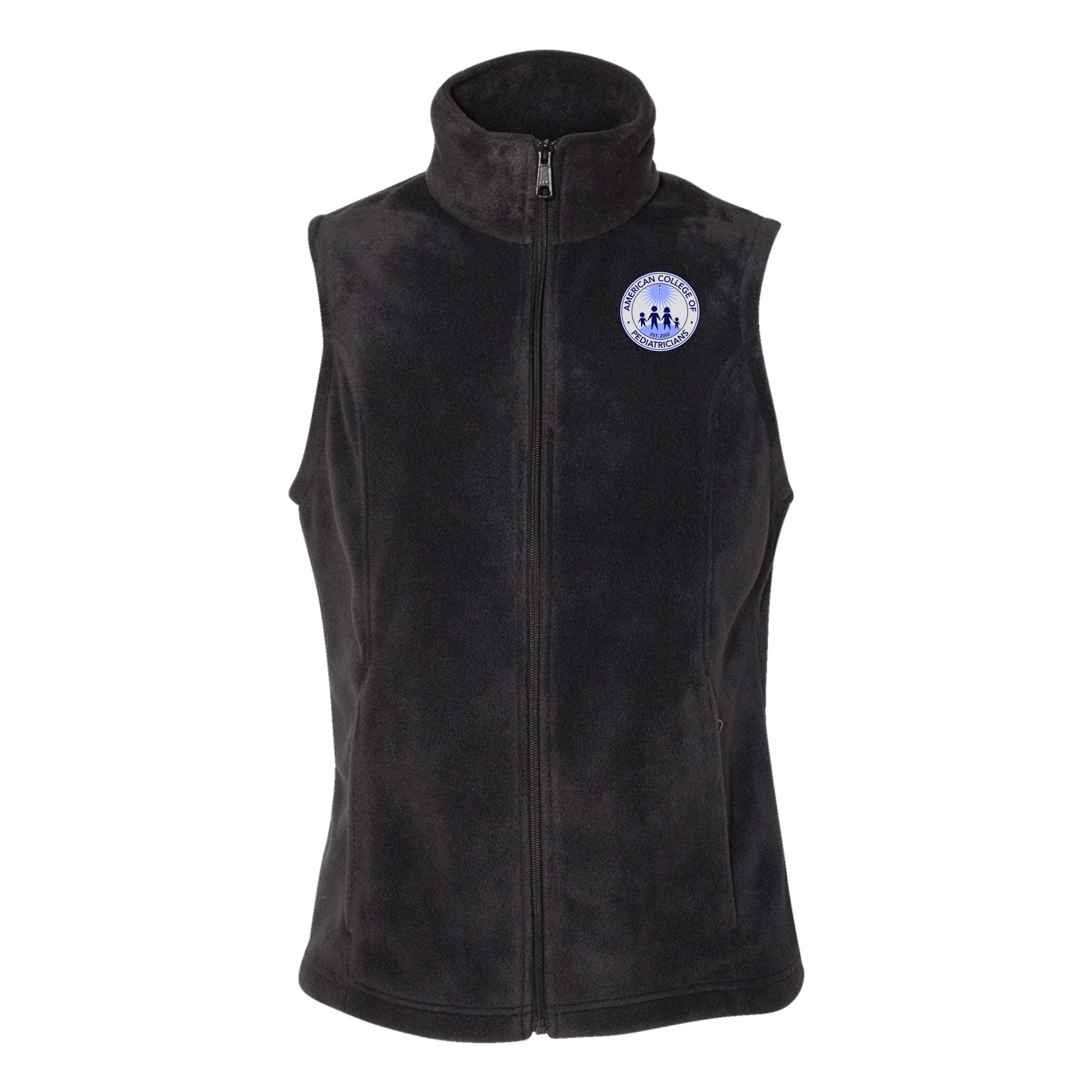 acpeds-columbia-womens-fleece-vest-embroidery-leftchest-212471-black-flat-front