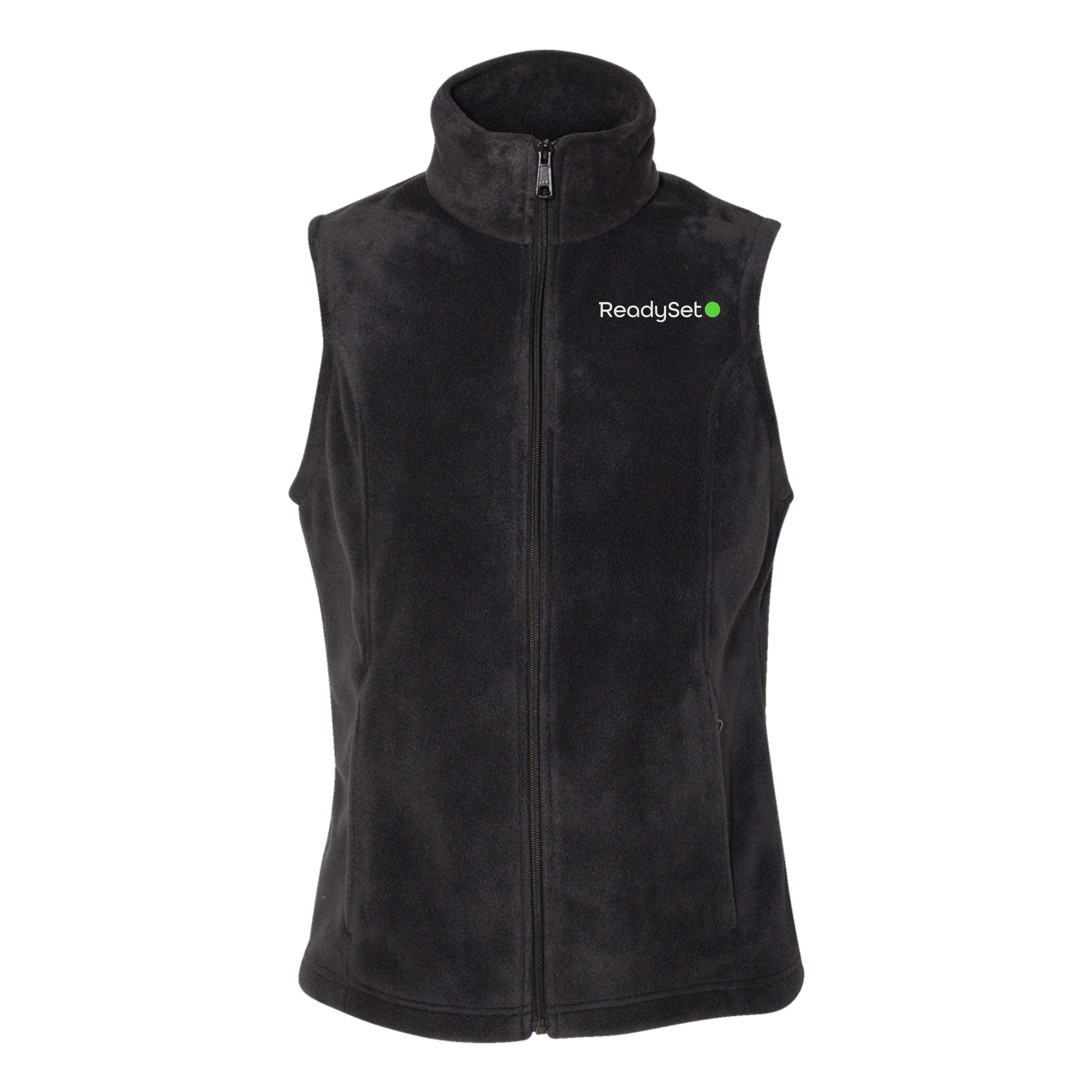 readysetsurgical-columbia-womens-fleece-vest-embroidery-leftchest-212471-black-flat-front