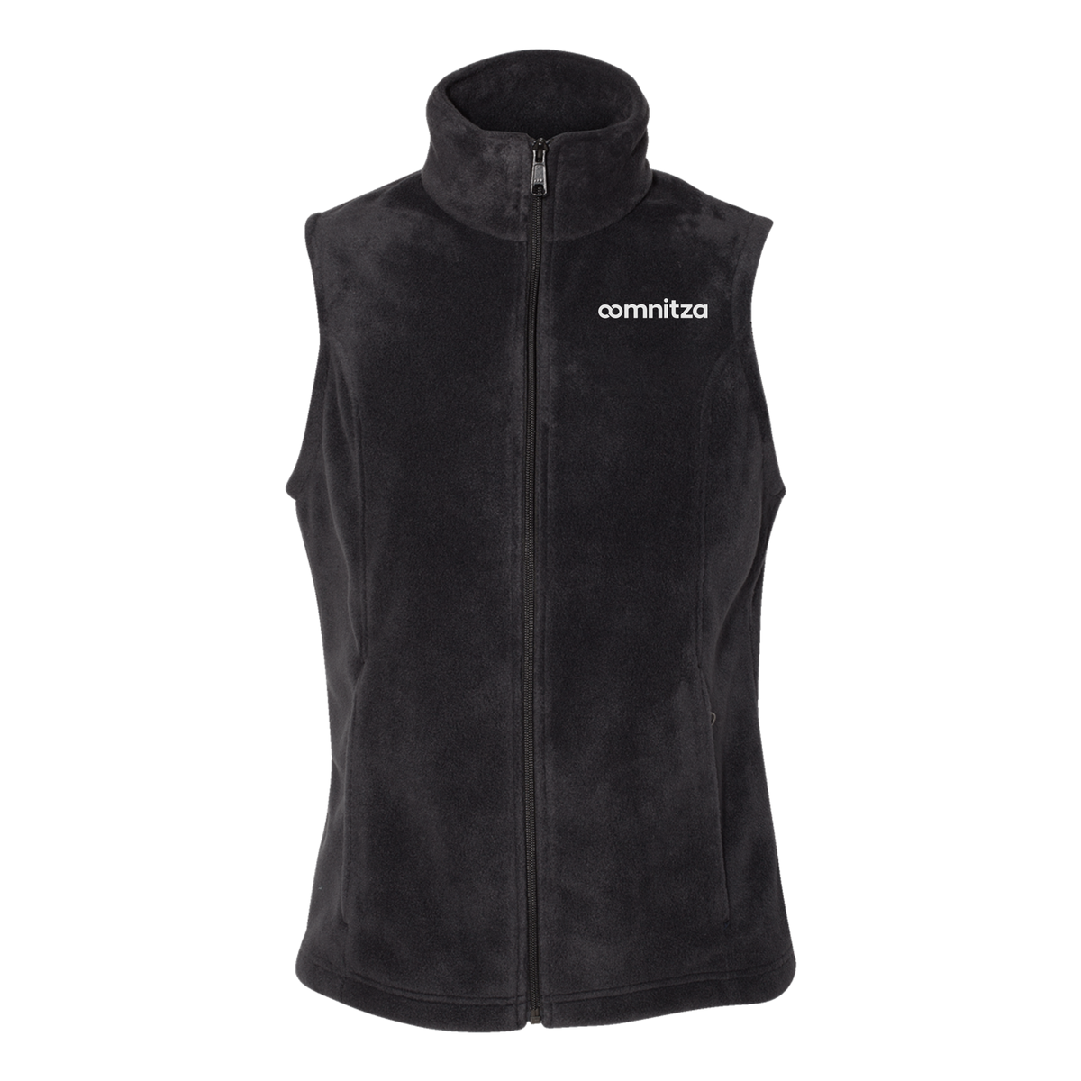 oomnitza-columbia-womens-fleece-vest-embroidery-leftchest-212471-black-flat-front