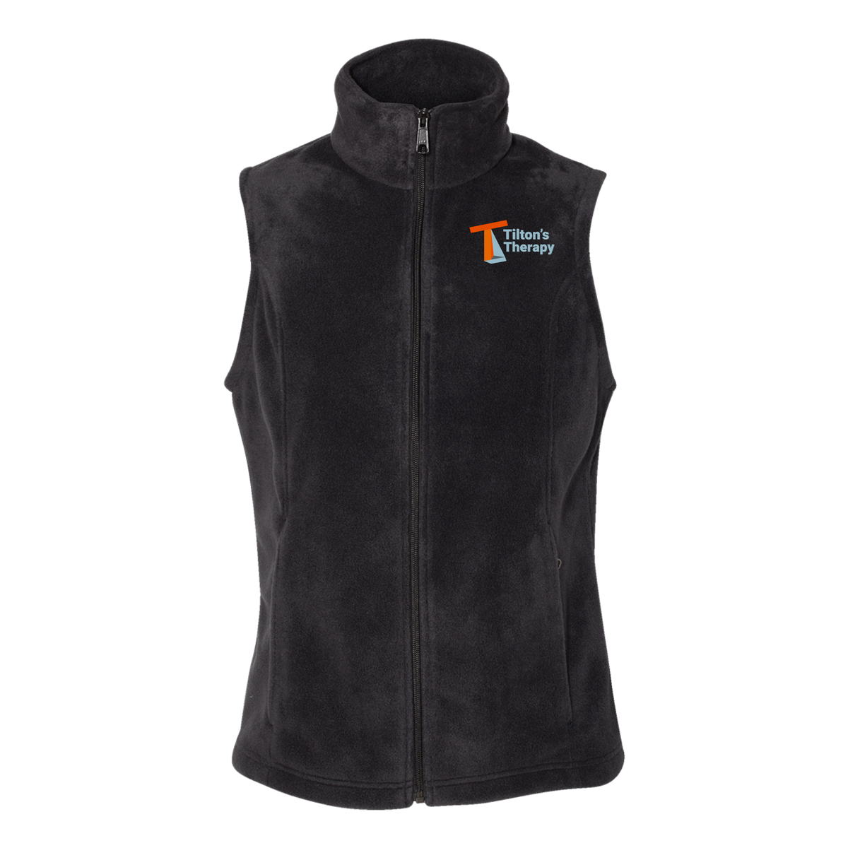 tiltonstherapy-columbia-womens-fleece-vest-embroidery-leftchest-212471-black-flat-front