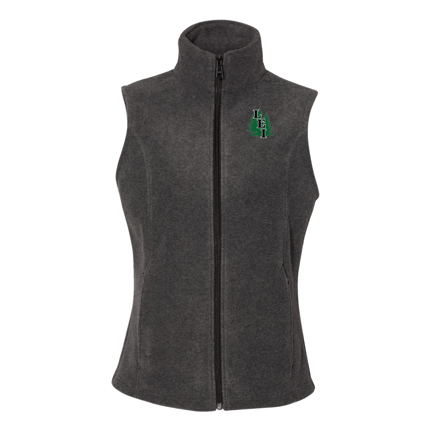 leisite-columbia-womens-fleece-vest-embroidery-leftchest-212471-charcoalheather-flat-front