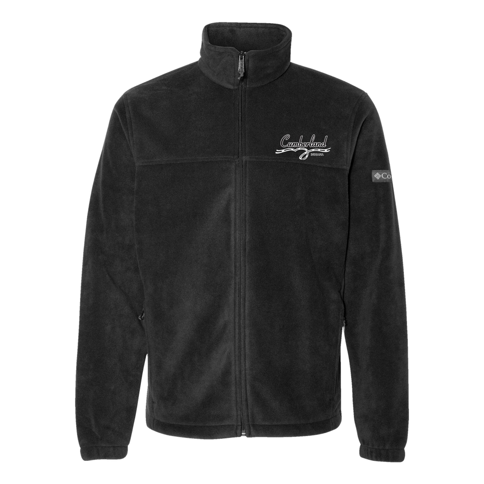 cumberland-columbia-mens-fleece-jacket-embroidery-leftchest-212478-black-flat-front