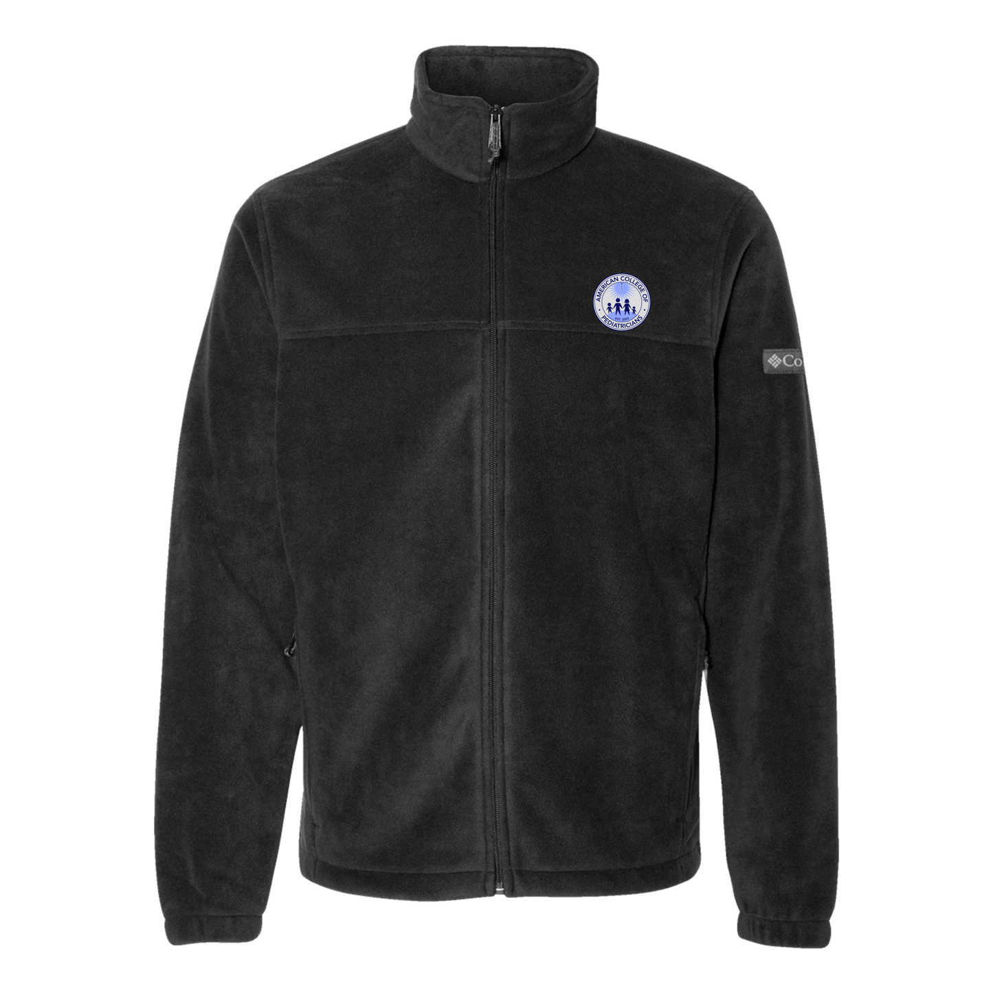 acpeds-columbia-mens-fleece-jacket-embroidery-leftchest-212478-black-flat-front