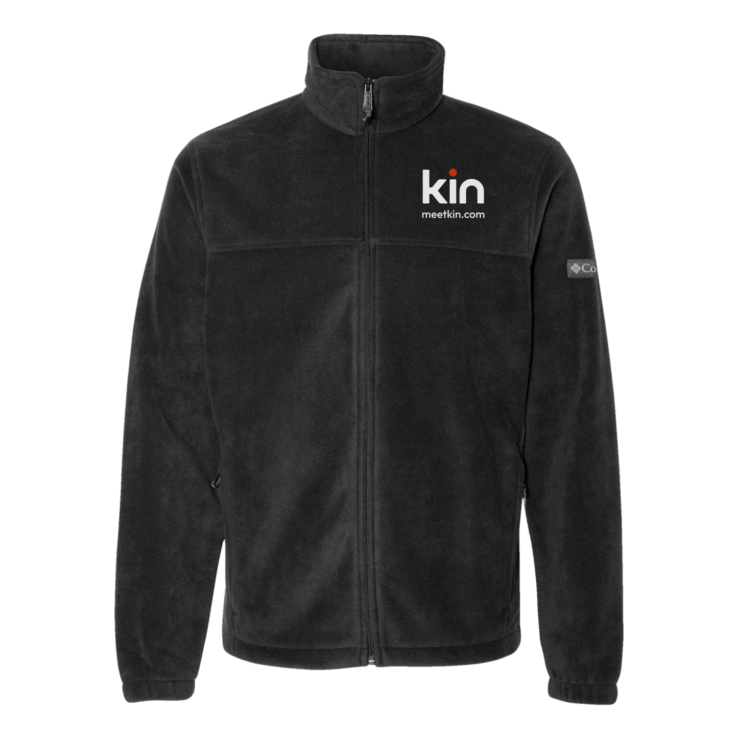 kin-columbia-mens-fleece-jacket-embroidery-leftchest-212478-black-flat-front