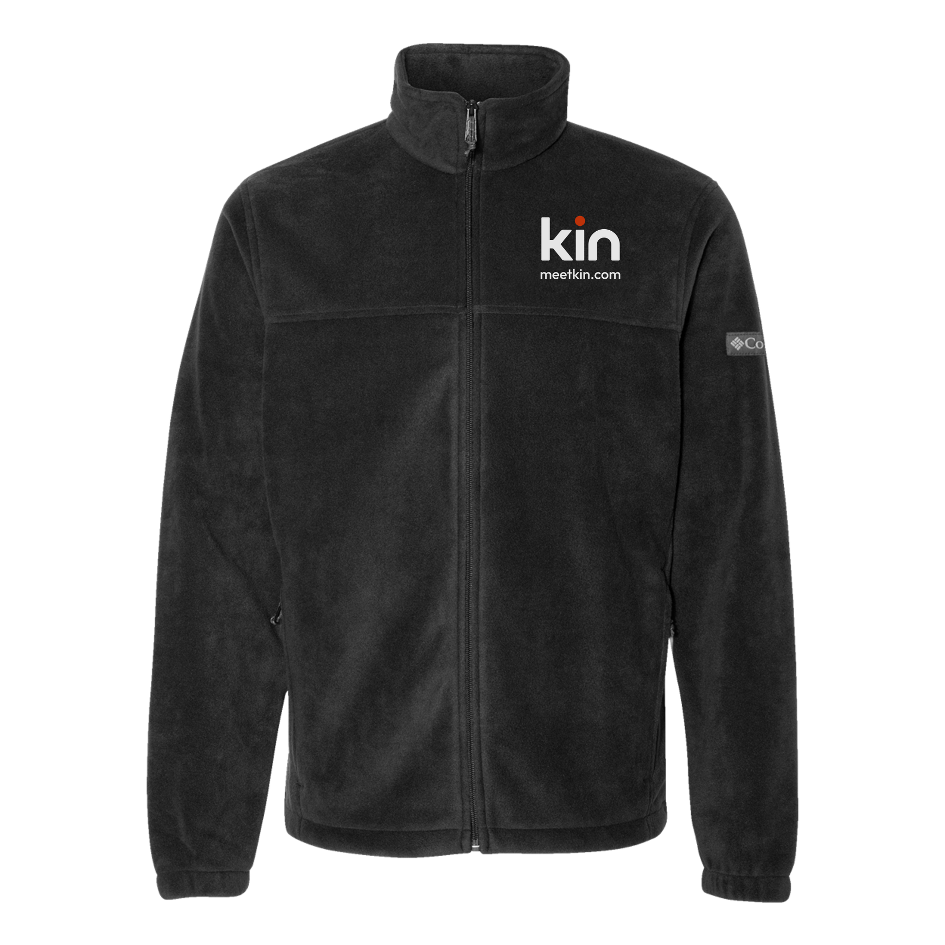 kin-columbia-mens-fleece-jacket-embroidery-leftchest-212478-black-flat-front