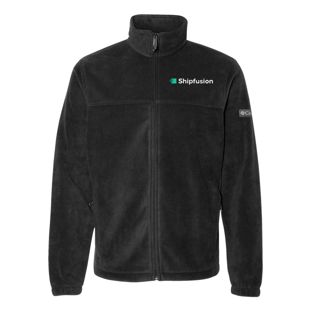 shipfusion-columbia-mens-fleece-jacket-embroidery-leftchest-212478-black-flat-front