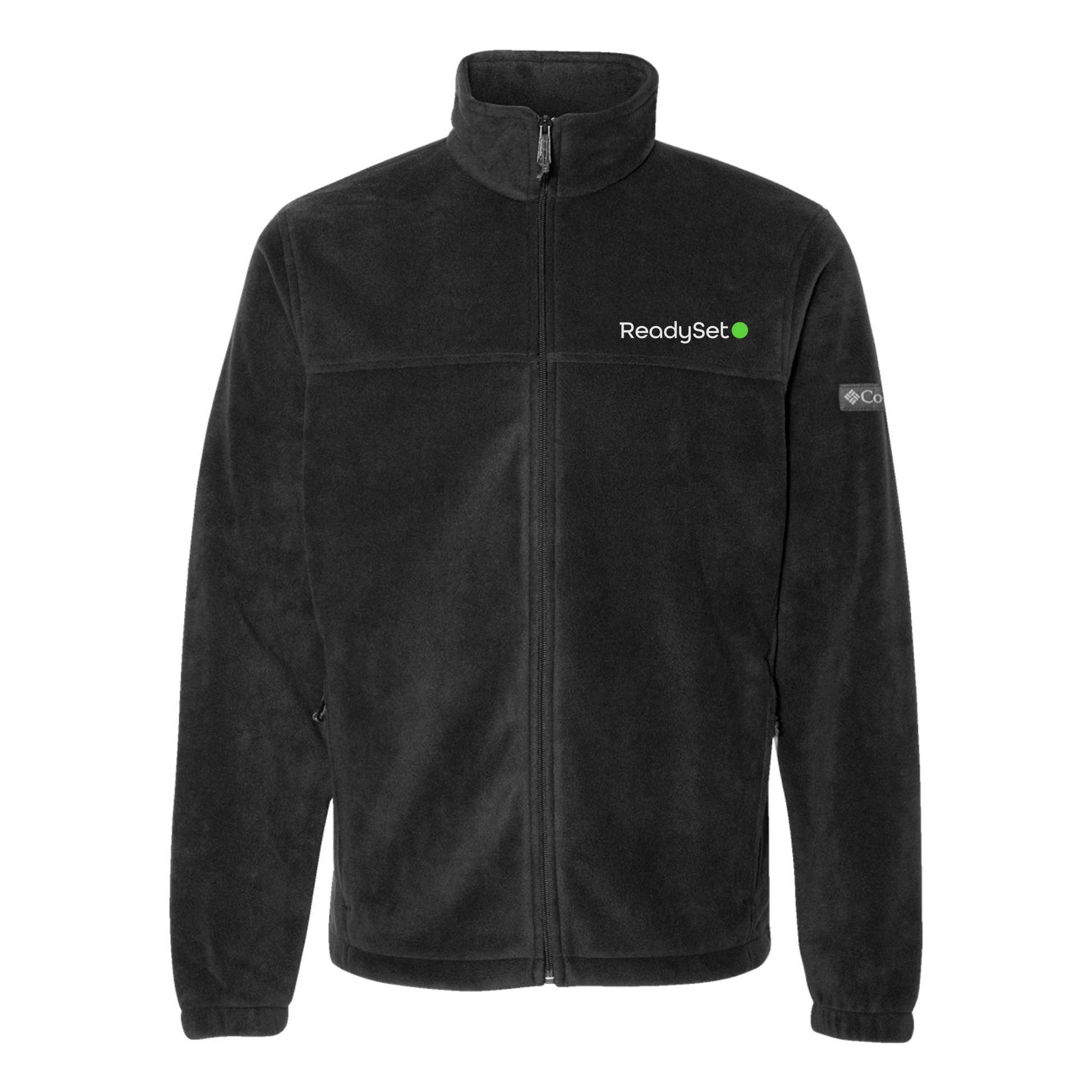 readysetsurgical-columbia-mens-fleece-jacket-embroidery-leftchest-212478-black-flat-front