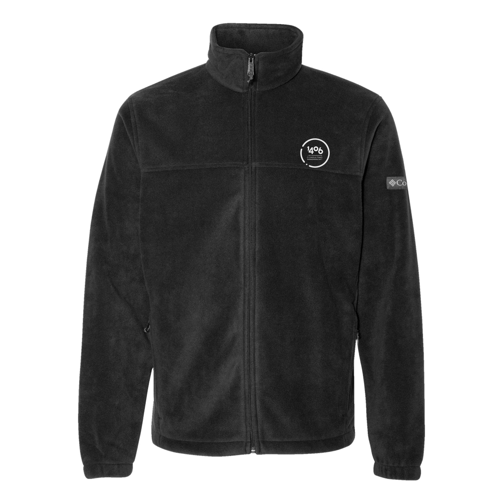 1406consulting-columbia-mens-fleece-jacket-embroidery-leftchest-212478-black-flat-front