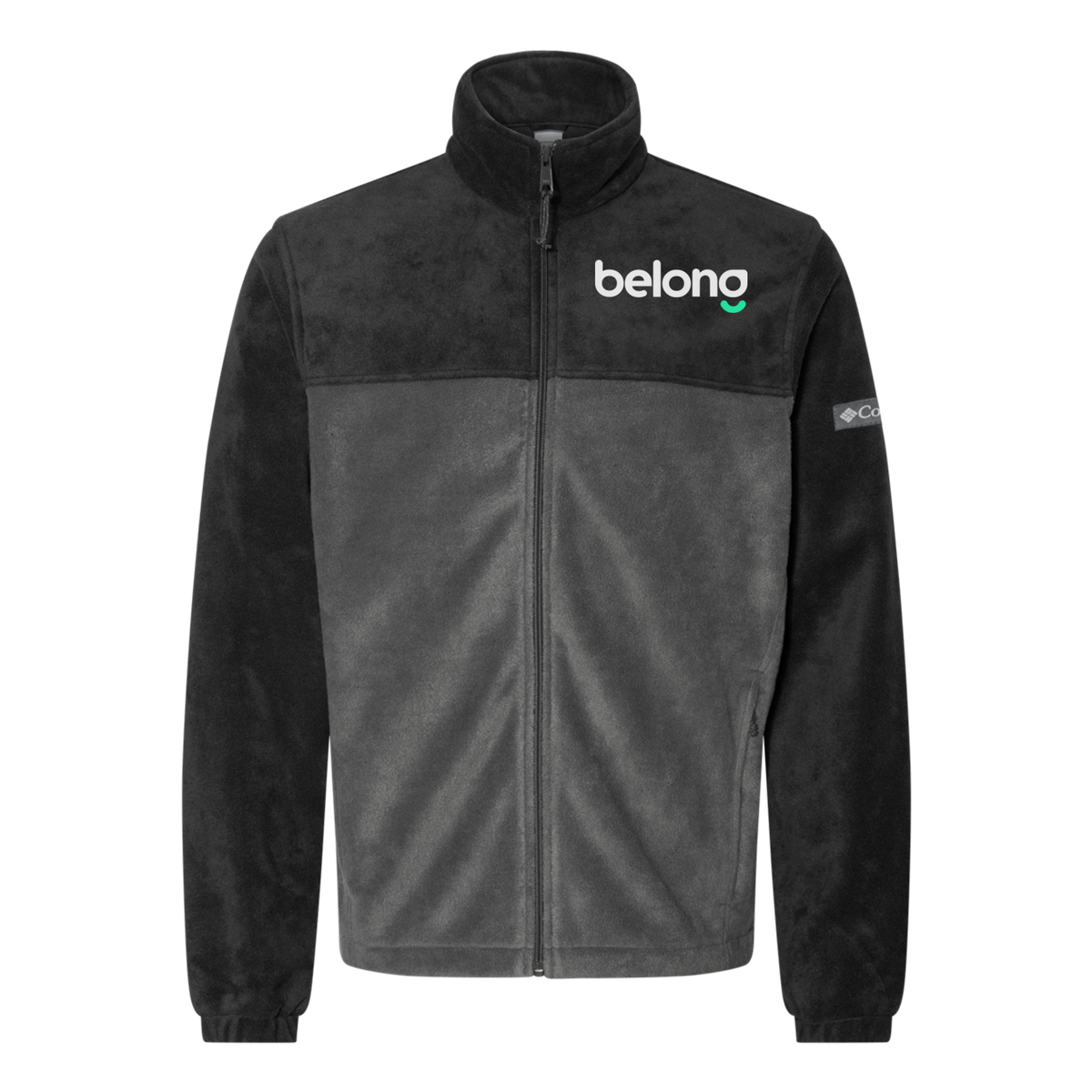 belonghome-columbia-mens-fleece-jacket-embroidery-leftchest-212478-blackgrill-flat-front