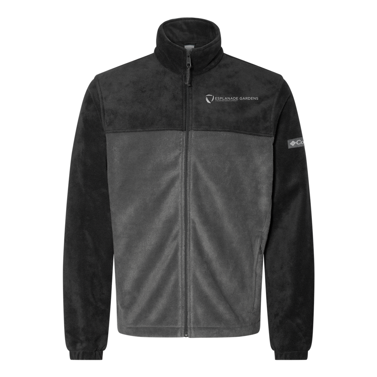esplanadeseniorcampus-columbia-mens-fleece-jacket-embroidery-leftchest-212478-blackgrill-flat-front